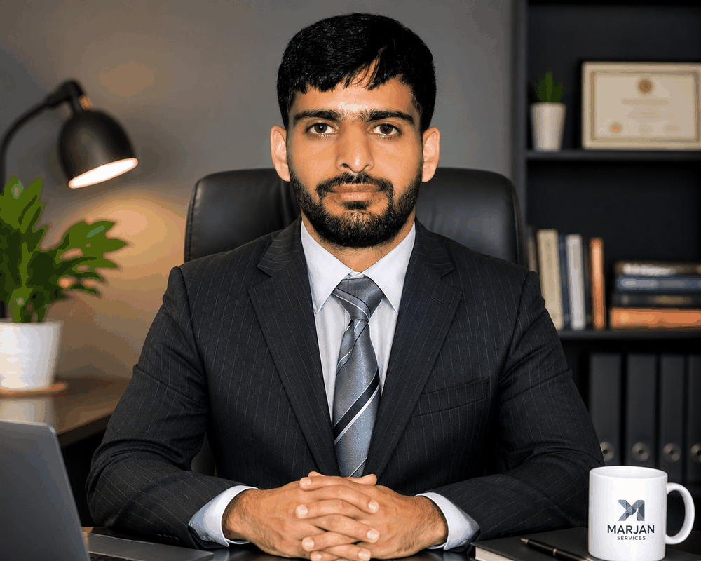 Syed Abdul Quddus, founder of Marjan Professional Writing Marketplace